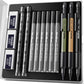 Nicpro 1.3 mm Mechanical Pencil Set with 12 Lead Refill, Eraser - Weatherproof Metal MP2000 Heavy Duty Carpenter Pencil for Outdoor Marking Drafting Drawing Sketching Woodworking - with Case