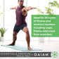 Gaiam Essentials Thick 2/5" (10mm) and Thin 1/4" (6mm) Yoga & Pilates, Fitness & Exercise Mat with Easy-Cinch Carrier Strap