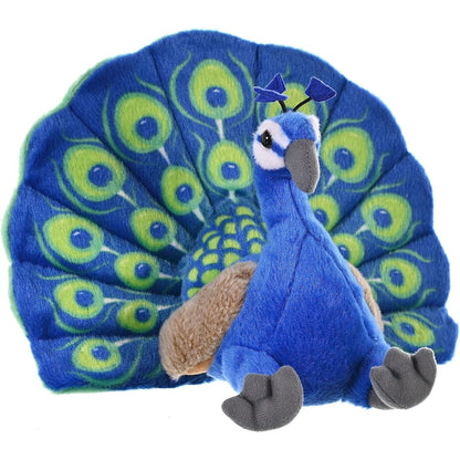 Wild Republic Peacock Plush, Stuffed Animal, Plush Toy, Gifts for Kids, Cuddlekins 12 Inches