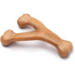 Benebone Wishbone Durable Dog Chew Toy for Aggressive Chewers, Real Bacon, Made in USA, Medium
