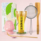 Buy now TEANAGOO MA-01 Japanese Matcha Ceremony Accessory, Matcha Whisk (Chasen), Traditional Scoop (Chashaku), Tea Spoon, Whisk Holder, The Perfect Set to Prepare a Traditional Cup of Matcha.… 6-PCS Pink Cherry Blossom-A at indiglob india