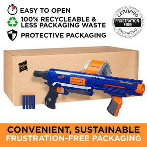 Buy now NERF Rampage N-Strike Elite Toy Blaster with 25 Dart Drum Slam Fire for Kids, Teens, & Adults (Amazon Exclusive) at indiglob india