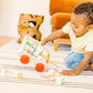 Buy now Melissa & Doug Classic ABC Wooden Block Cart Educational Toy with 30 1-Inch Solid Wood Blocks, Multicolor at indiglob india