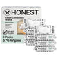 Buy now The Honest Company Hypoallergenic Multi-Use Baby Wipes for Sensitive Baby Skin Rainbow 60 Count Pattern Play 72 Count (Pack of 8) at indiglob india