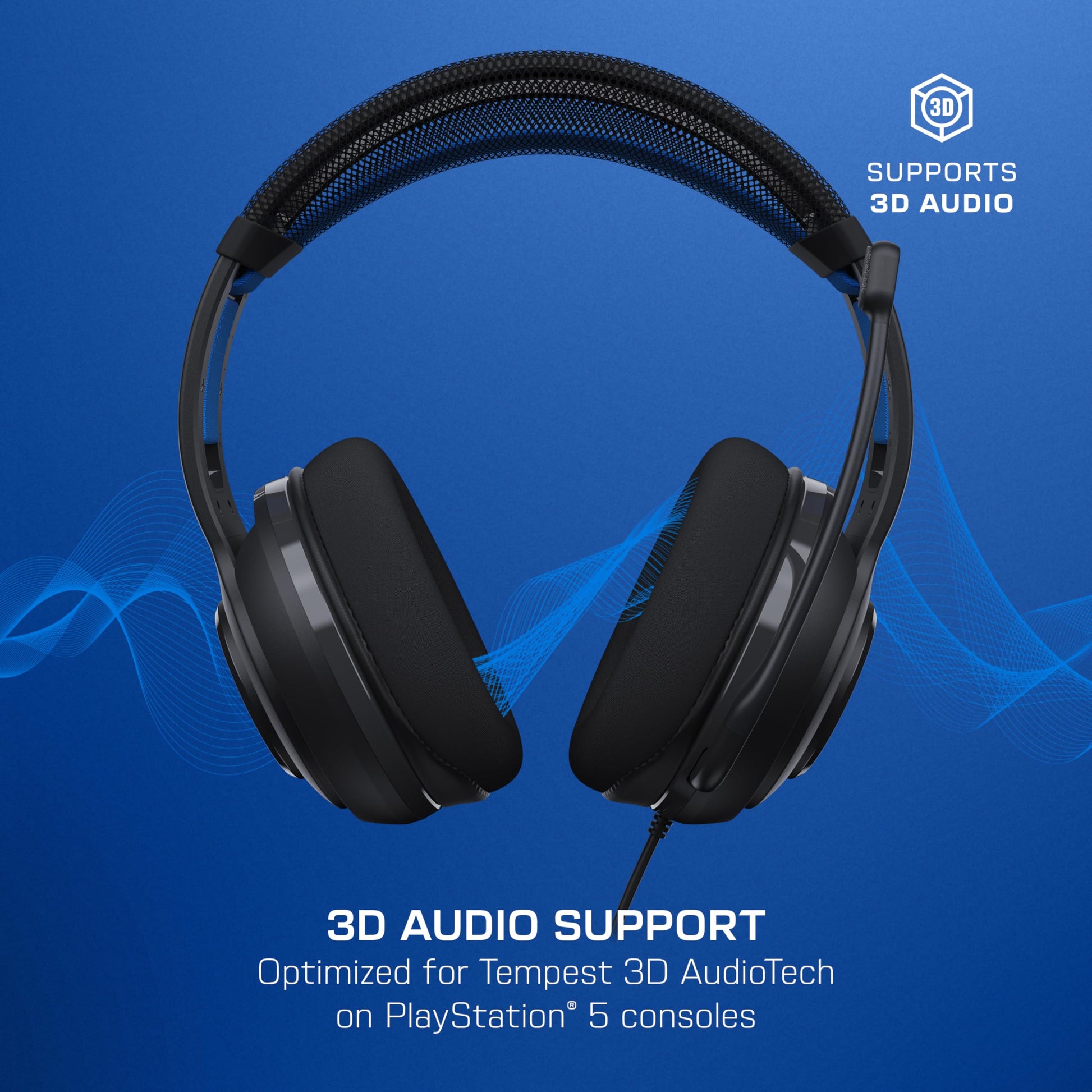 Buy now Turtle Beach Atlas 200 Wired Gaming Headset Officially Licensed for PlayStation, PS5, PS4-50mm Nanoclear Drivers, Flip-to-Mute Mic, Memory Foam Cushions, Floating Headband - Black at indiglob india