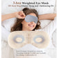 Heated Eye Mask (2-Packs), Moist Warm Compress Microwave with Flaxseed Cassia Seed, Weighted Eye Mask for Sleeping, Dry Eyes, Stye Eye Treatment, Relief Eye Fatigue (Black&Grey)