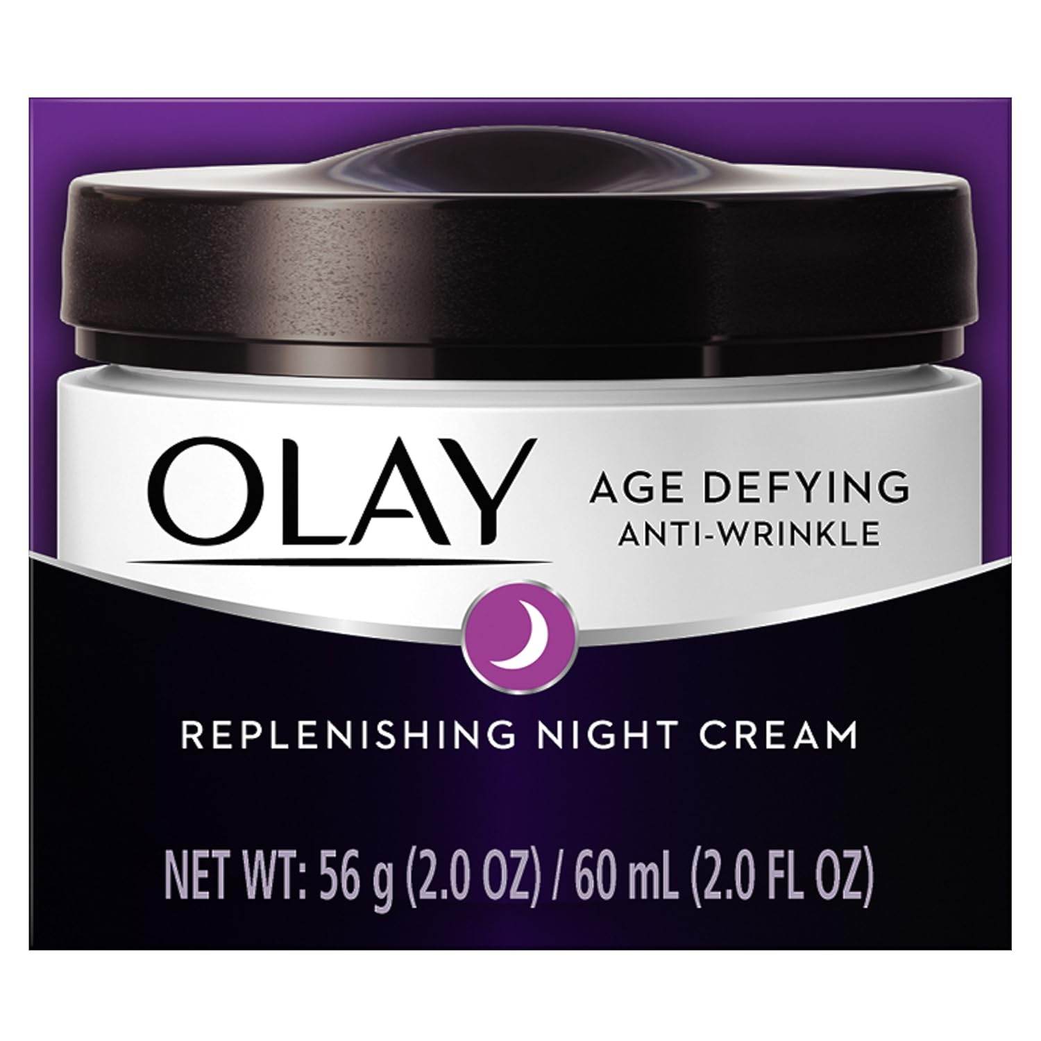 Olay Age Defying Anti-Wrinkle Replenishing Night Face Cream, 2.0 Ounce, 3 Count - My Store