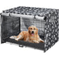 Dog Crate Cover 36 inch - Double Door, Dog Kennel Indoor, Waterproof Dog Kennel Cover with Air Vent Window, for Indoor/Outdoor Most Wire Dog Crate(Black)