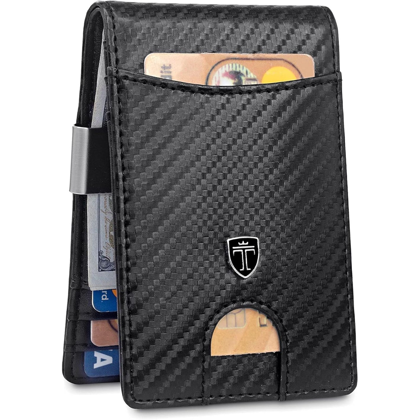 TRAVANDO Money Clip Wallet RIO - Mens Wallets slim Front Pocket RFID Blocking Card Holder Minimalist Mini Bifold Gift Box