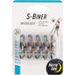 Nite Ize S-Biner MicroLock, Locking Key Holder, Stainless-Steel 2-Pack