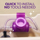 Kaboom Scrub Free! Toilet Bowl Cleaner System with 2 Refills