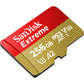 SanDisk 256GB Extreme for Mobile Gaming microSD UHS-I Card - C10, U3, V30, 4K, A2, Micro SD - SDSQXA1-256G-GN6GN