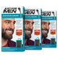 Just For Men Mustache & Beard, Beard Dye for Men with Brush, With Keratin Biotin Aloe and Coconut Oil for Healthy Facial Hair - Rich Dark Brown, M-47, Pack of 1 (Packaging May Vary)
