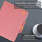Leather Case for Remarkable 2 10.3 inch Digital Paper (2020 Released), Skin Feeling Lightweight Book Folios Cover for Tablet with Pen Holder/Hand Strap/Elastic Strap/Multi-Viewing Angles (Pink)