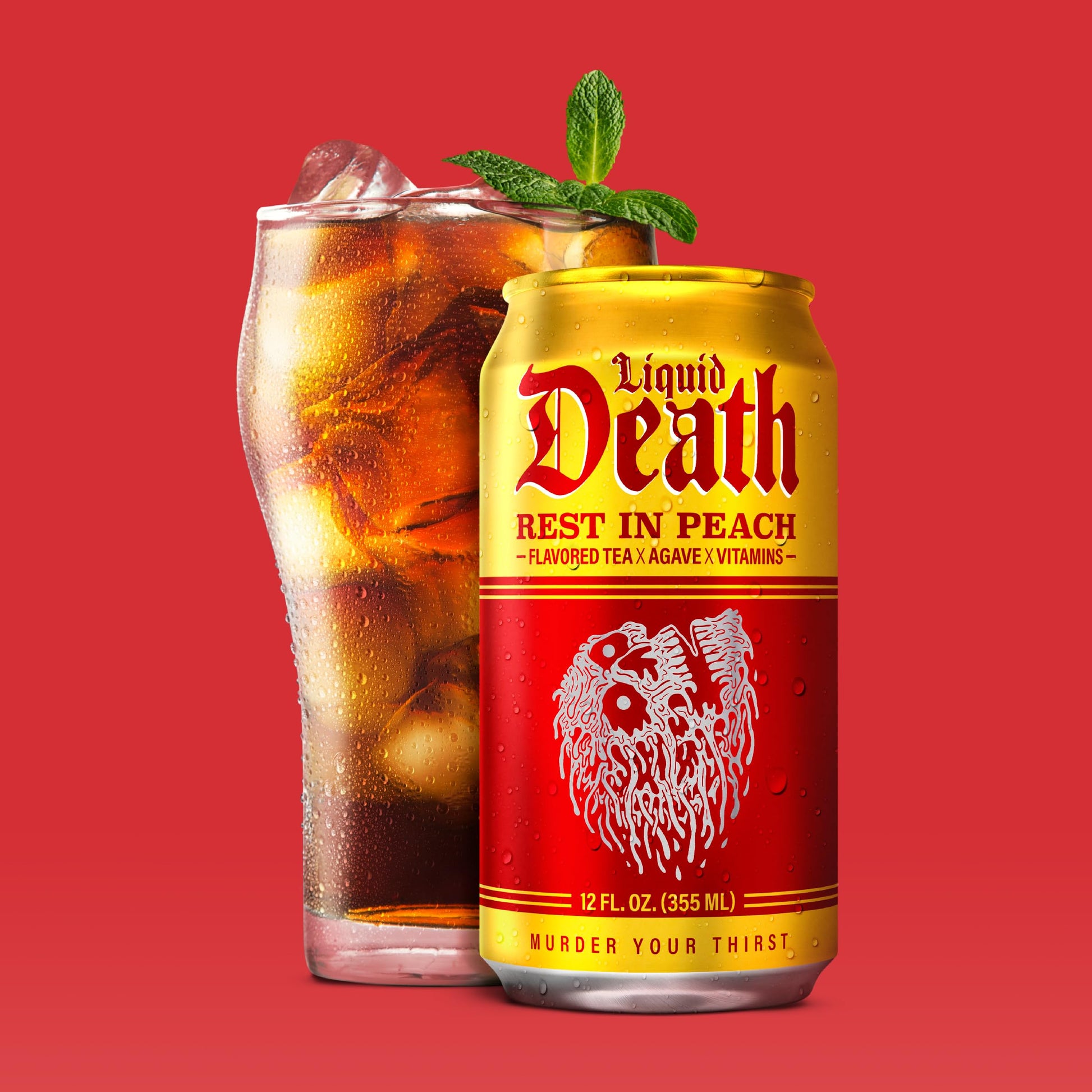 Buy now Liquid Death Iced Tea - Blueberry Buzzsaw (Blueberry-Flavored Black Tea), Less Sugar*, Boost of Caffeine, B Vitamins, No Artificial Sweeteners, 12 Fl Oz (Pack of 12) at indiglob india