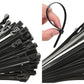 Buy now 100Pcs 8 Inch Heavy Duty Industrial Zip Toes 40lbs Tensile Strength Releasable Black Tie Wraps Reusable Zip Toes Tie Straps For Garden Plant Secure Vine, Home Office Reusable 8Inch 100Pcs (Pack of 2) at indiglob india