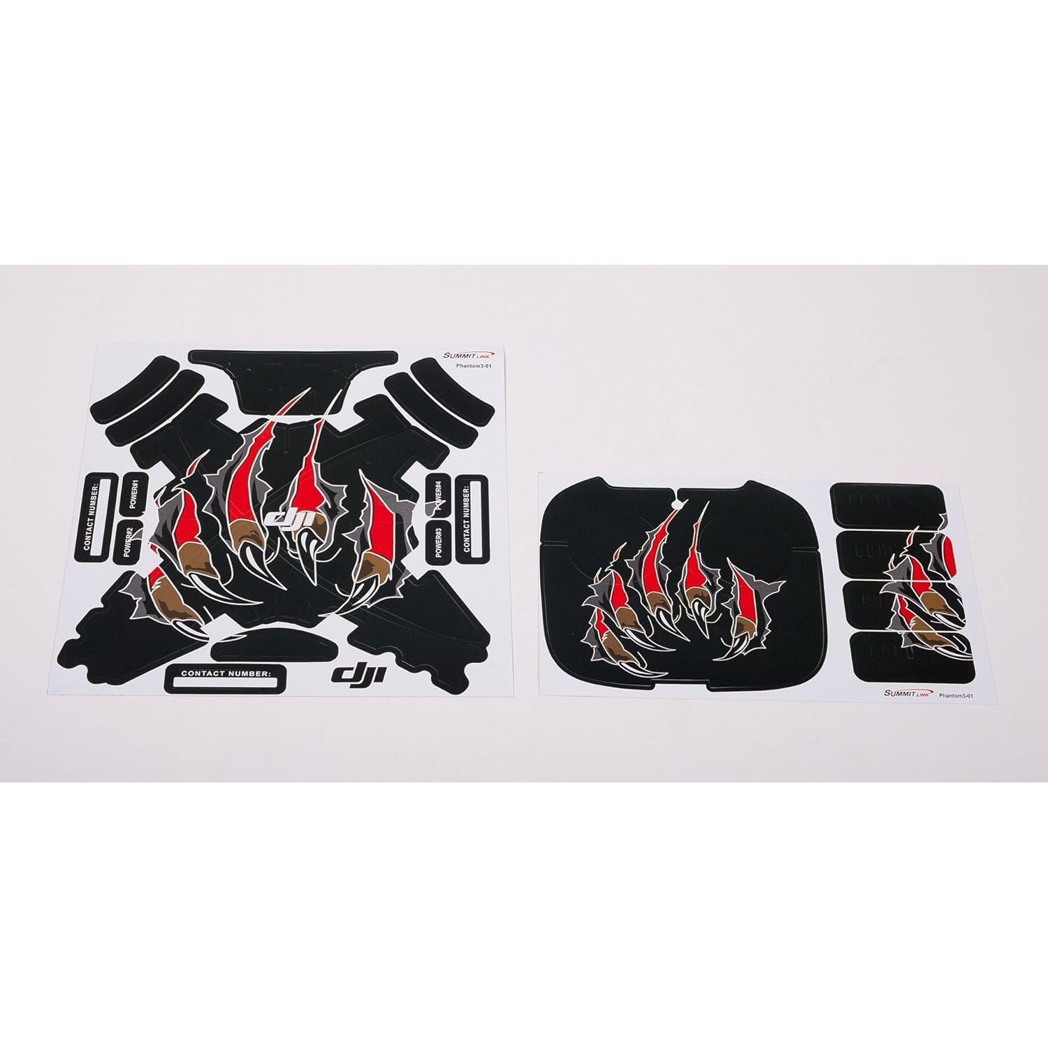 Buy now SummitLink Phantom 3 Sticker Set/Controller & Aircraft Stickers Radiation Wrap Body Decal Skin wrap Sticker (Phantom 3 Standard not Included) at indiglob india