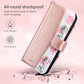 ULAK Compatible with iPhone 8 Plus/7 Plus Wallet Case for Women Girls, Premium PU Leather Flip Cover with Card Holders, Kickstand Feature Protective Purse Case 5.5 Inch,Floral