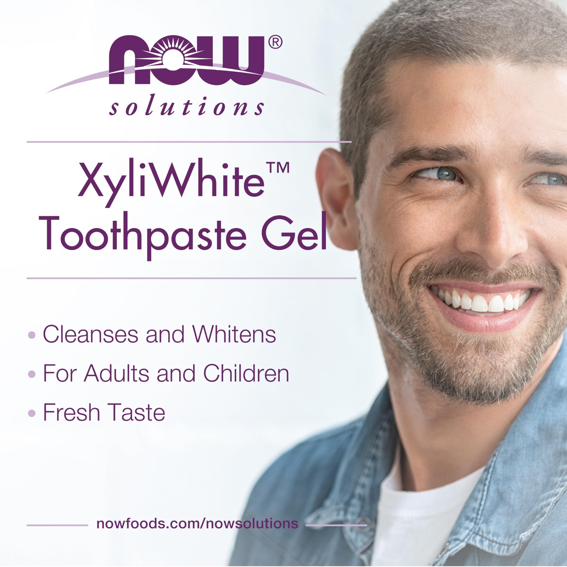 Buy now NOW Foods Solutions, Xyliwhiteƒ?› Toothpaste Gel, Refreshmint, Cleanses and Whitens, Fresh Taste, 6.4-Ounce at indiglob india