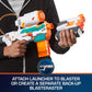 Buy now Nerf Modulus Tri-Strike Blaster, Mega Barrel, Rocket Launcher, Clip, 1 Rocket, Kids Outdoor Games (Amazon Exclusive) at indiglob india