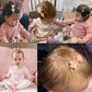 CÉLLOT Baby Hair Clips 50 Pieces 25 Colors in Pairs Baby Girls Fully Lined Bows Hair Pins Tiny 2" Hair Bows Alligator Clips for Girls Infants Toddlers