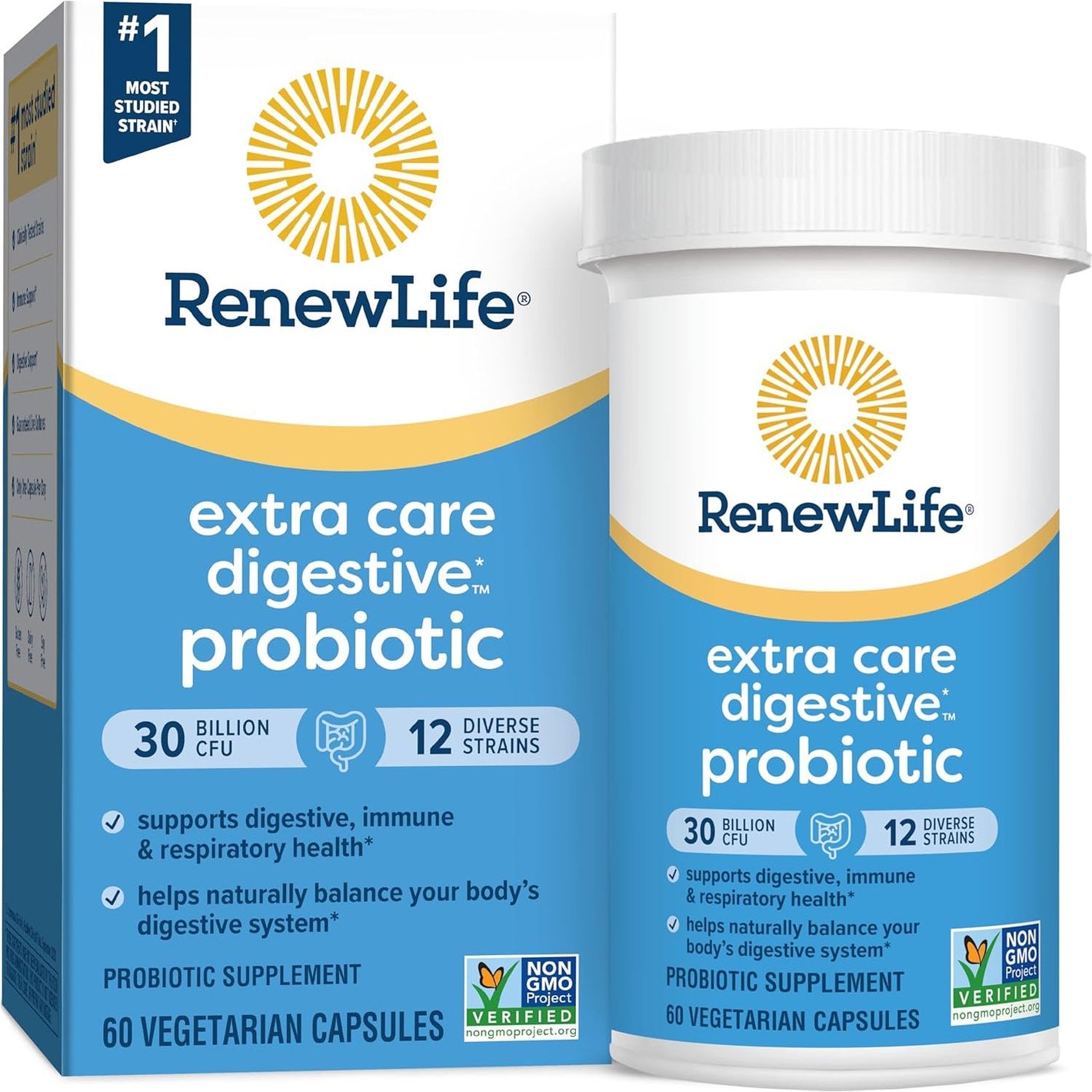 RenewLife Extra Care Ultimate FLORA Probiotic, 60 capsules