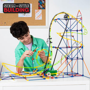 Buy now K'NEX Education - STEM Explorations: Roller Coaster Set ‚ 546 Pieces, Creative Building Set‚ Ages 8+ at indiglob india