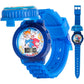 Accutime Sonic The Hedgehog Kids' SNC4020 Digital Display Quartz Blue Watch