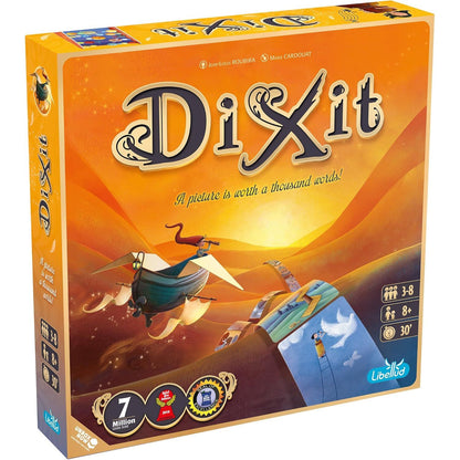 Asmodee Dixit Board Game (2021 Refresh) - The Award-Winning Game of Imagination, Creativity and Storytelling, Family Fun for Kids & Adults, Ages 8+, 3-6 Players, 30 Minute Playtime