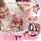 Kids Makeup Kit for Girl, Washable Makeup Set for Girls, Real Makeup for Kids, Girl Toys Princess Children Play Makeup Kit with Cosmetic Case Christmas Birthday Gifts for Girls Age 4 5 6 7 8 Year Old