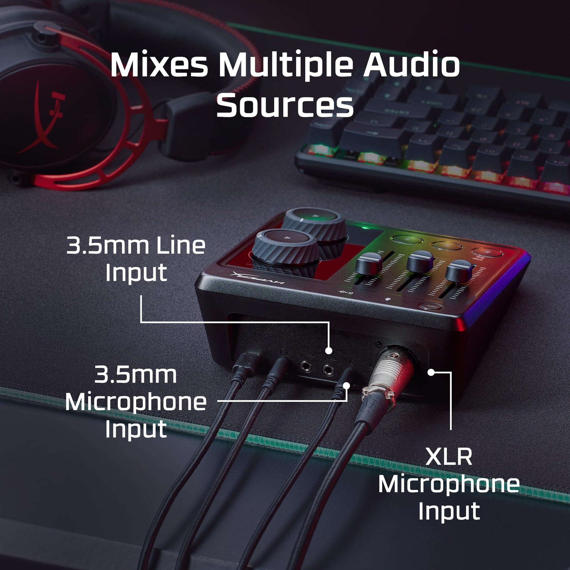 Buy now HyperX Audio Mixer - Audio Interface at indiglob india
