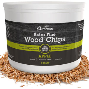 Camerons All Natural Extra Fine Apple BBQ Wood Chips for Smokers (5 Quart, 4.731L) - Kiln Dried Wood Sawdust Shavings for Cocktail Smoking Guns, Stovetop Smokers, Smoke Boxes - Barbecue Grilling Gifts