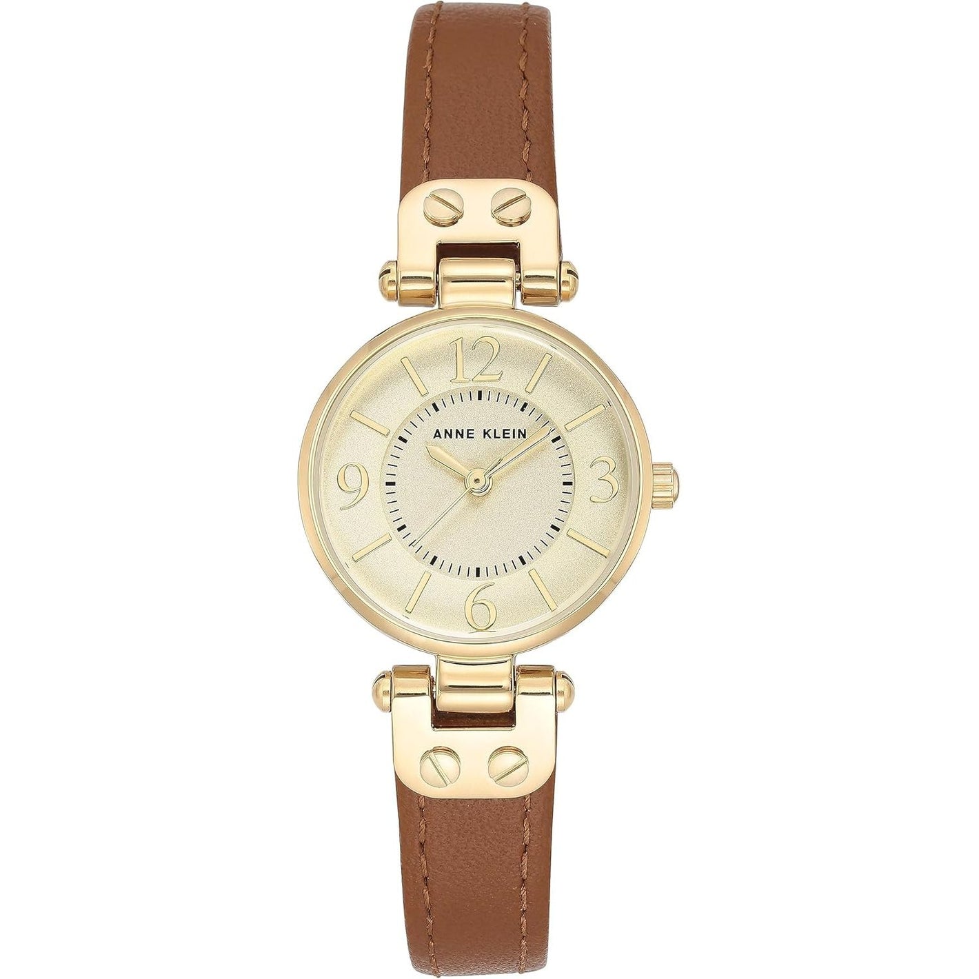 Anne Klein Women's Leather Strap Watch