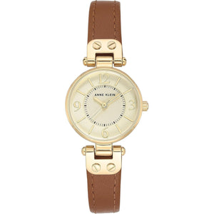 Anne Klein Women's Leather Strap Watch