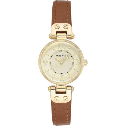 Anne Klein Women's Leather Strap Watch