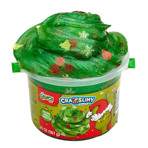 Buy now CRA-Z-Slimy The Grinch Green Glitter Slime Tub, 20 oz ƒ?? Includes Festive Grinch Confetti, Stretchy Holiday Slime for Kids Ages 6+, Sensory Christmas Toy at indiglob india