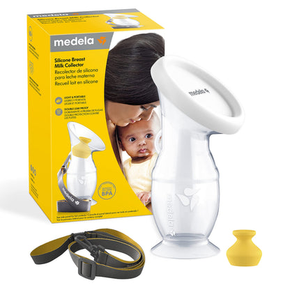 Buy now Medela Silicone Breast Milk Collector, Milk Saver with Spill-Resistant Stopper, Suction Base and Lanyard, 3.4 oz/100 mL at indiglob india