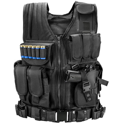 Buy now Marmot Tactical Vest Durable Mesh Vest with Detachable Belt & Holster for Subcompact/Compact/Standard Pistol at indiglob india