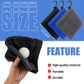 Flutesan 3 Pieces Golf Ball Towel 5.5 x 5.5 Inch, Wet and Dry Small Pocket Towel with D Clip Portable Golf Ball Cleaner Accessories for Men Women Course Exercise