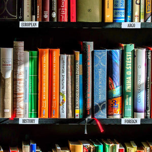 3.15" L Wood Shelf Label Holder, Clip On Ticket Holder for Shelves .6" to .9" Thick, 25 Pack