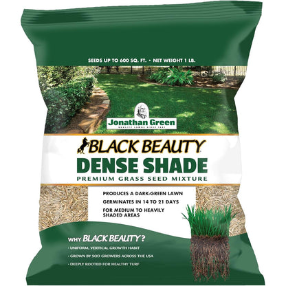 Jonathan Green (10622) Black Beauty Dense Shade Grass Seed - Cool Season Lawn Seed (1 lb)