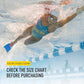Buy now FINIS Long Floating Swim Fins - Training Fins for All Ages - Improves Kick Technique & Body Position at indiglob india