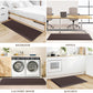 Kitchen Mat [2 PCS] Cushioned Anti-Fatigue Floor Mat, Waterproof Non-Skid Ergonomic Comfort Foam Rugs, Standing Mat for Kitchen, Floor,Office, Sink, Laundry(Chocolate)