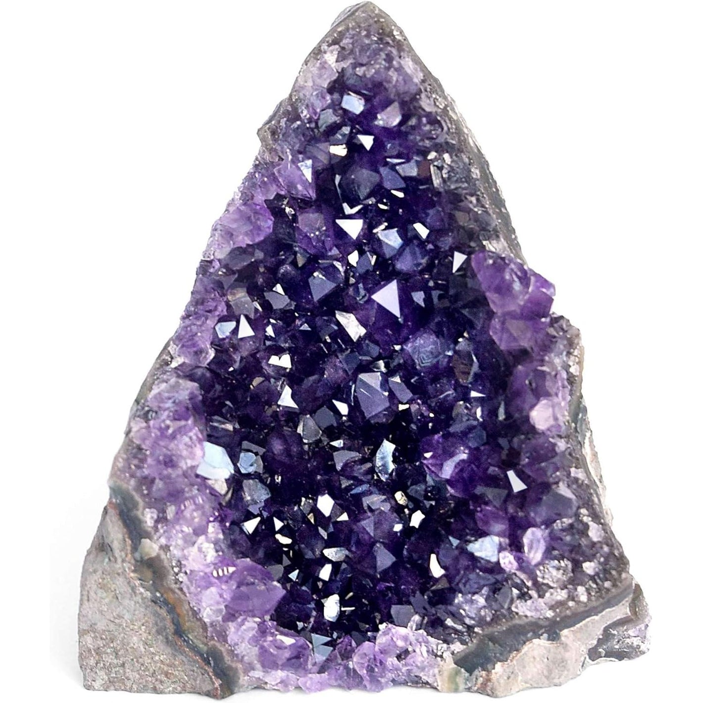 DEEP PURPLE PROJECT Amethyst Rock Crystal 0.5 to 1.0 Lb - Raw Clusters from Uruguay Quartz Geode (250 grams to 500 grams)