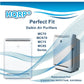 Buy now HQRP Air Filter (5 pcs) Compatible with DAIKIN MC70L MC70LVM MCK75K MCK75L MC75K MC75L MC75M MC75N MC75P MC80R MC70KMV2 MCK57LMV2 Series Air Purifiers, KAC017A4 Replacement at indiglob india