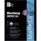 Bienfang Graphics 360 Marker Paper Pad, Non-Bleeding, Semi-Transparent, Artist Drawing Sketchbook, for Layouts 11x14 Inch, 50 Sheets