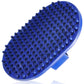 Pets&Goods Rubber Grooming Brush for Dogs & Cats - Gentle Deshedding Bath Brush for Short & Medium Hair - Soft Bristles, Anti-Slip Grip, Easy to Clean