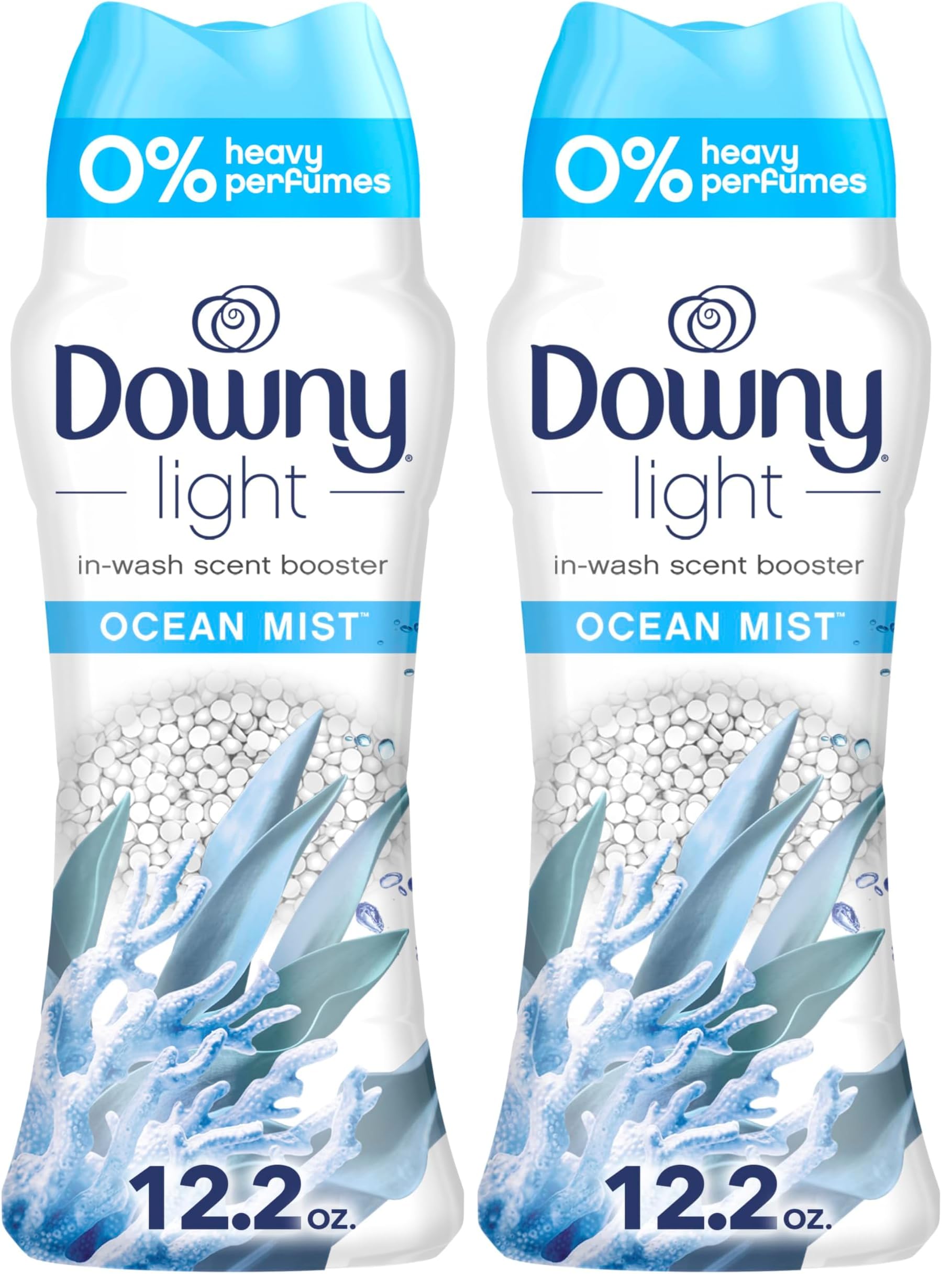 Buy now Downy Light Laundry Scent Booster Beads, Ocean Mist Scent, 24 OZ, In-Wash Fabric Beads Designed To Be Gentle With A Light Boost Of Scent, No Heavy Perfumes at indiglob india