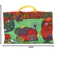 Buy now Melissa & Doug Take-Along Farm Baby and Toddler Play Mat (19.25 x 14.5 inches) With 9 Animals - Folds To Be Convenient Storage Bag for Travel at indiglob india