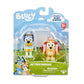 Buy now Bluey Pass The Parcel Figurine Toys Pack of 4, Character Toys with Bingo, Lucky’s Dad, and Lila Figures, Small Action Figures for Kids Ages 3+ at indiglob india